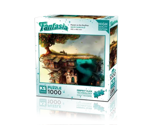 Pianists On The Rooftop 1000 Parça Puzzle