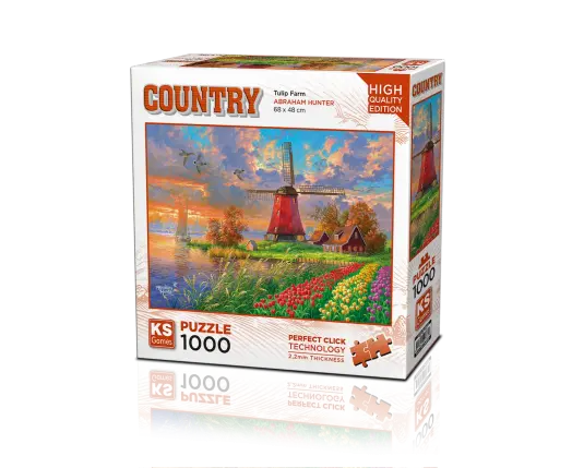 Tulip Farm 1000 Parça Puzzle