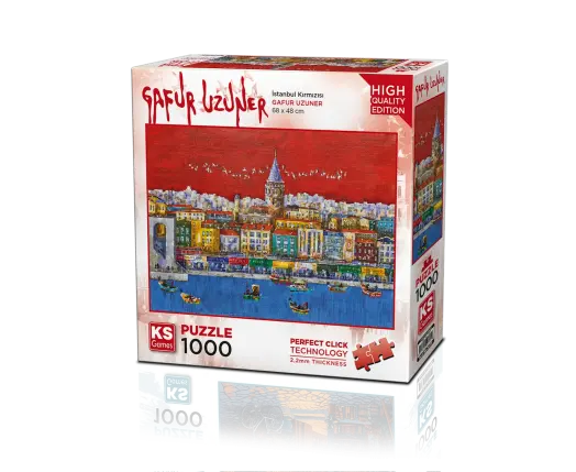 İstanbul Kırmızısı 1000 Parça Puzzle