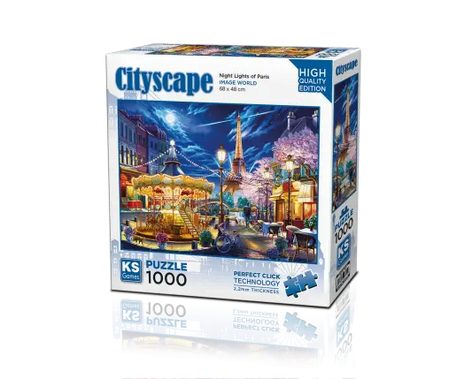 Night Light of Paris 1000 Parça Puzzle