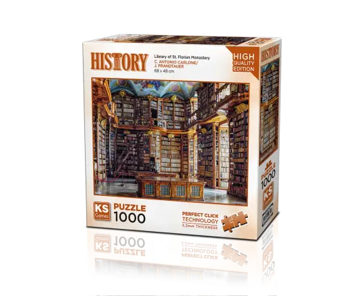 Library of St. Florian Monastery 1000 Parça Puzzle