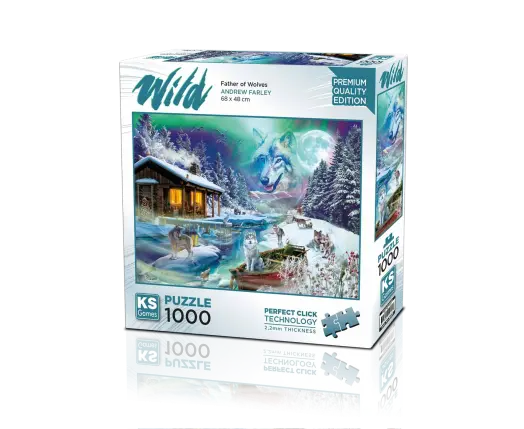 Father of Wolves 1000 Parça Puzzle