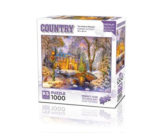 The Festive Mansion 1000 Parça Puzzle