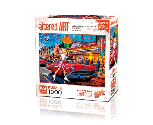 A Sparkling American Dream 1000 Parça Puzzle