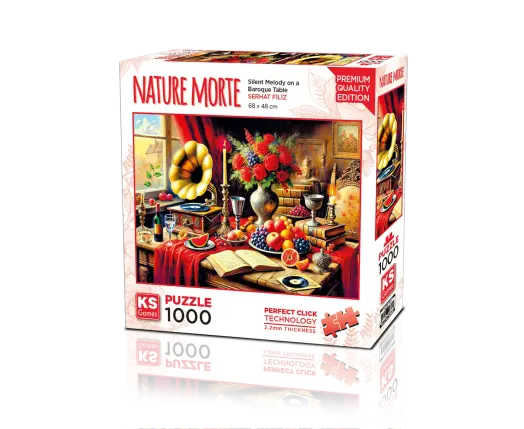 Silent Melody on a Baroque Table 1000 Parça Puzzle