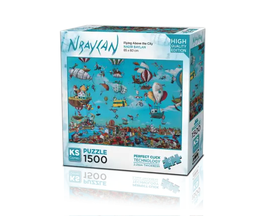 Flying Above the City 1500 Parça Puzzle