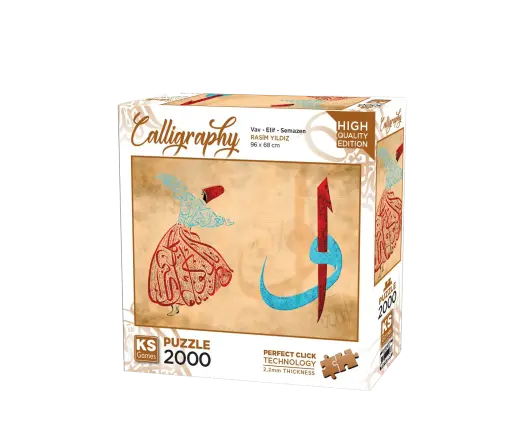 Vav-Elif-Semazen 2000 Parça Puzzle