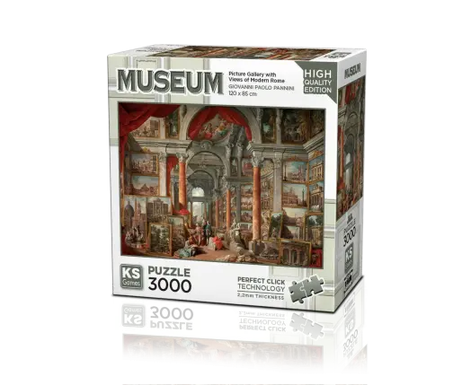 Picture Gallery with Views of Modern Rome 3000 Parça Puzzle