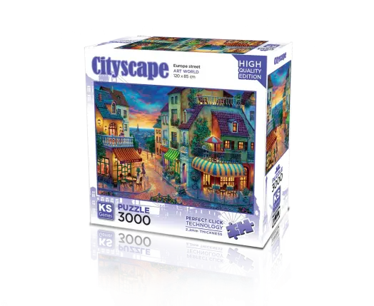 Europe Street 3000 Parça Puzzle