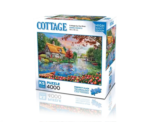 Cottage By The River 4000 Parça Puzzle