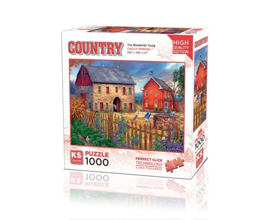 The Bluebirds&#39; Song 1000 Parça Puzzle