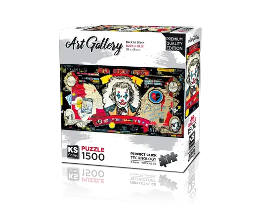 Back to Black 1500 Parça Panaromik Puzzle