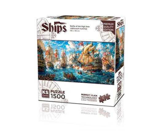 Battle of the High Seas 1500 Parça Panaromik Puzzle