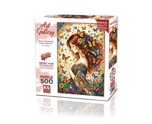 Queen of Butterflies 500 Parça Puzzle