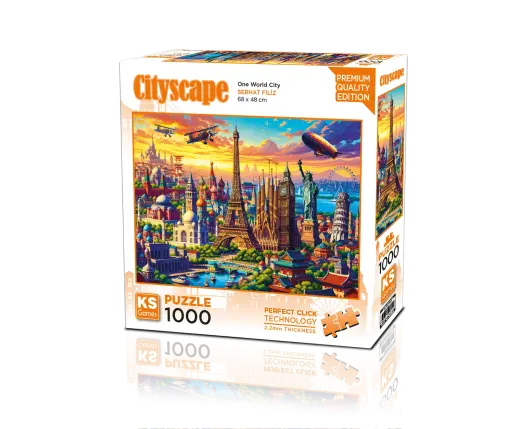 One World City 1000 Parça Puzzle