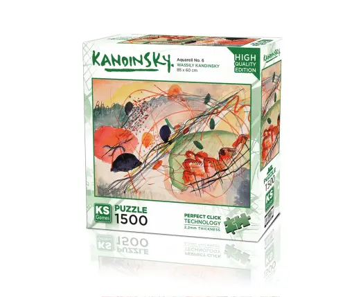 Yellow Red Blue 1500 Parça Puzzle