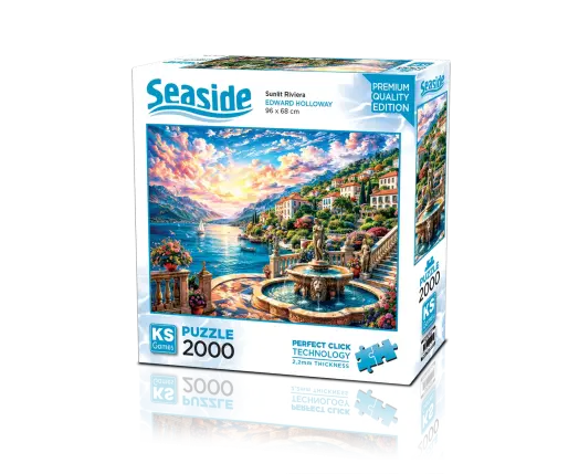 Sunlit Riviera 2000 Parça Puzzle