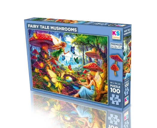 Fairy Tale Mushrooms 100 Parça