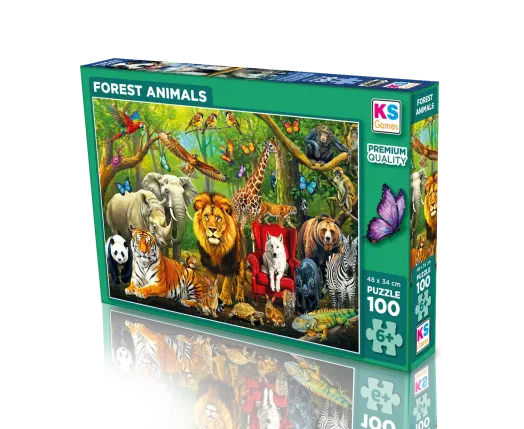 Forest Animals 100 Parça