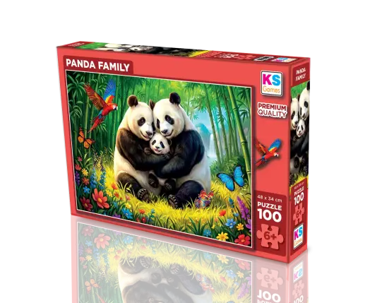 Panda Family 100 Parça