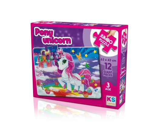 Pony Unicorn 12  Jumbo Baby Puzzle