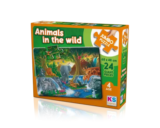 Animal in the wild 24 Jumbo Baby Puzzle