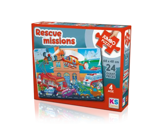 Rescue Missions 24 Jumbo Baby Puzzle