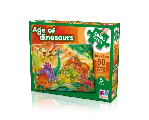 The Age Of Dinosaurs 50 Jumbo Baby Puzzle