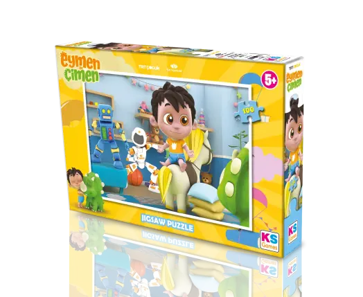 TRT Eymen İle Çimen Puzzle 100 Parça