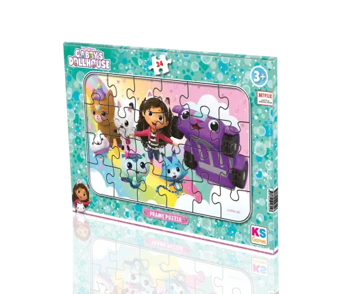 Gabby&#39;s Dollhouse Frame Puzzle 24 Parça