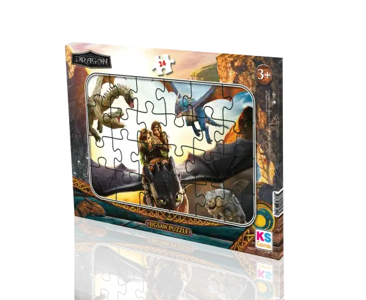 How to Train Your Dragon 24 Parça Model-2