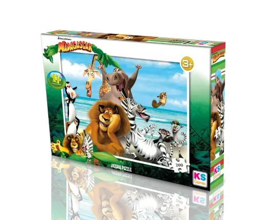 Madagascar 200 Parça Puzzle