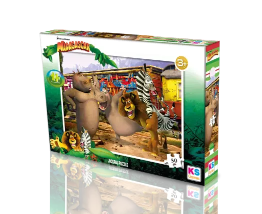 Madagascar 50 Parça Puzzle
