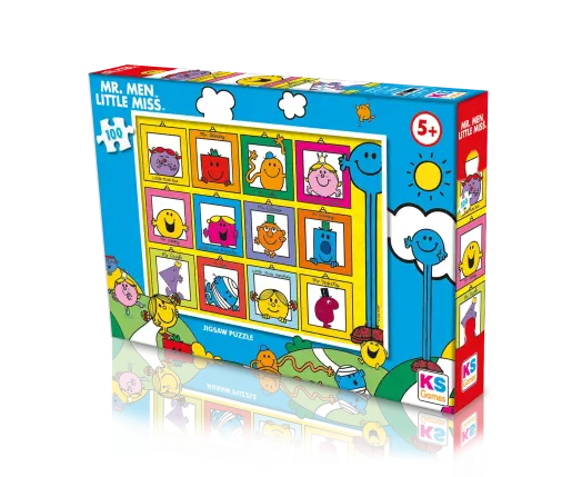 Mr. Men Little Miss 100 Parça Puzzle