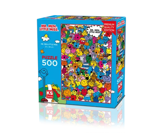 Mr. Men Little Miss 500 Parça Puzzle